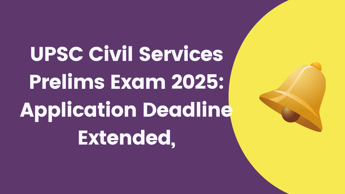 Upsc Cse Prelims Application Ki Last Date Badhi Apply Now Hcipos